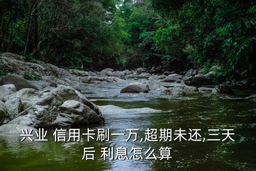信用卡逾期兩天的利息多少