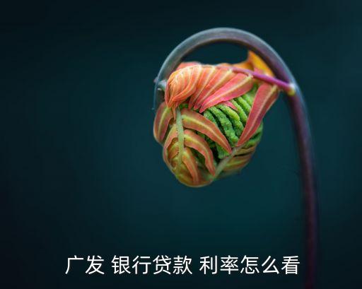 廣發(fā)銀行信用一貸利率多少,e秒貸廣發(fā)銀行利率