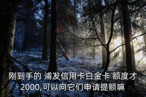 浦發(fā)可以提升額度多少錢,浦發(fā)提升臨時(shí)額度對(duì)固定有影響嗎