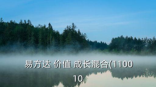  易方達(dá) 價(jià)值 成長(zhǎng)混合(110010