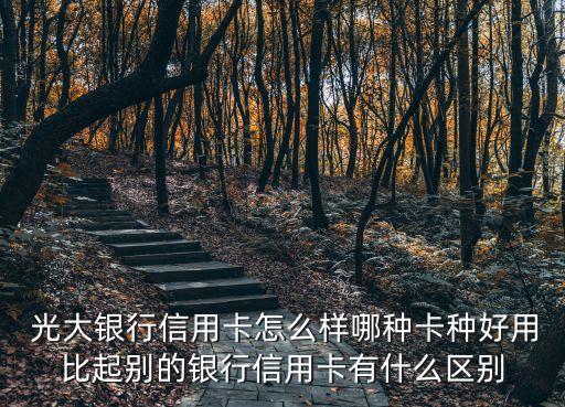  光大銀行信用卡怎么樣哪種卡種好用比起別的銀行信用卡有什么區(qū)別