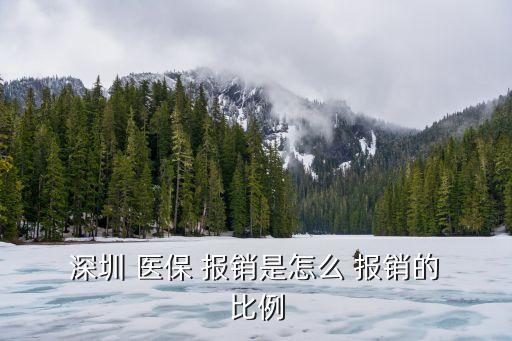 北京住院深圳醫(yī)保報(bào)銷比例是多少,深圳住院醫(yī)保報(bào)銷比例2022