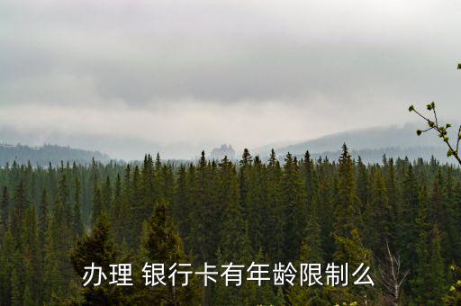 開(kāi)銀行附屬卡要多少歲