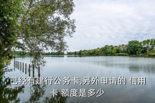 以公司的名義辦信用卡最高額度多少
