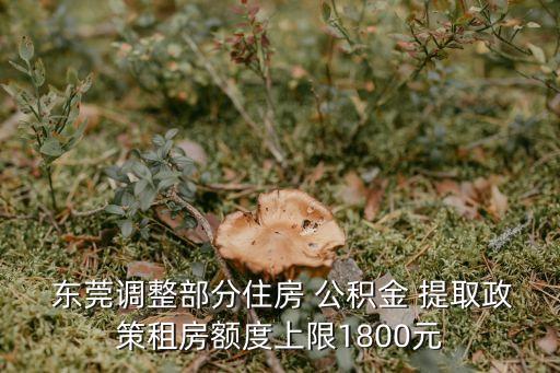東莞公積金能提取多少