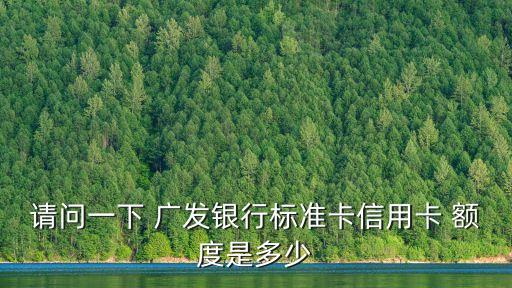 廣發(fā)聯(lián)名金卡額度是多少,廣發(fā)滴滴聯(lián)名金卡