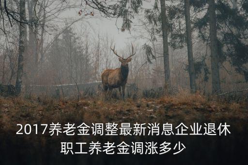 2017年退休金長多少,今年的退休金長了嗎長多少