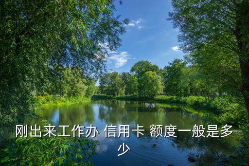 單位信用卡額度多少,第一次辦信用卡額度是多少