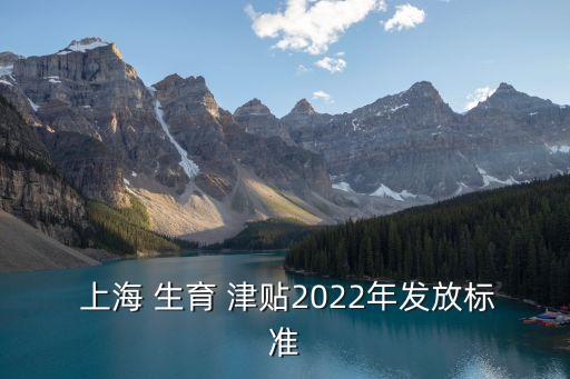 上海生育津貼多少錢,上海的生育津貼有多少