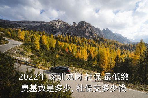 深圳社保最低多少錢,深圳二檔社保每月交多少錢
