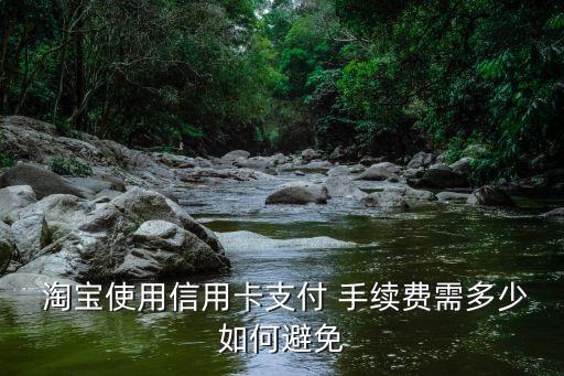 廣發(fā)卡淘寶手續(xù)費(fèi)多少