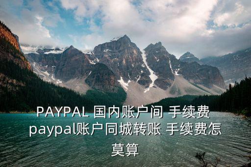 國內(nèi)paypal轉(zhuǎn)paypal手續(xù)費(fèi)多少,paypal國外轉(zhuǎn)國內(nèi)手續(xù)費(fèi)