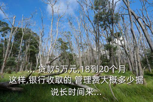 貸款管理費最高多少,貸款賬戶管理費合法嗎