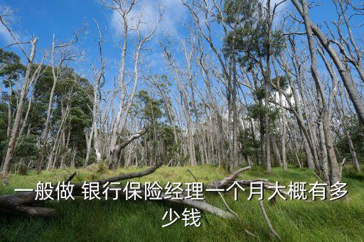 在銀行賣(mài)保險(xiǎn)底薪多少,銀行底薪一般多少