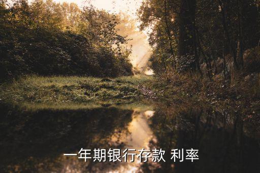 整存整取一年利率是多少,中國人民銀行一年期整存整取利率