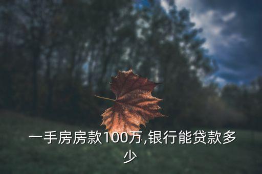 買一手房能貸多少錢,一手房買房流程