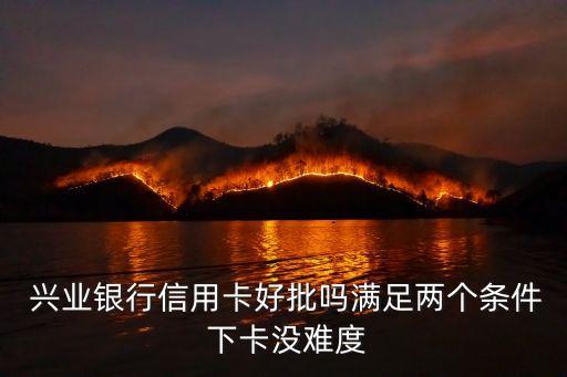  興業(yè)銀行信用卡好批嗎滿足兩個條件 下卡沒難度