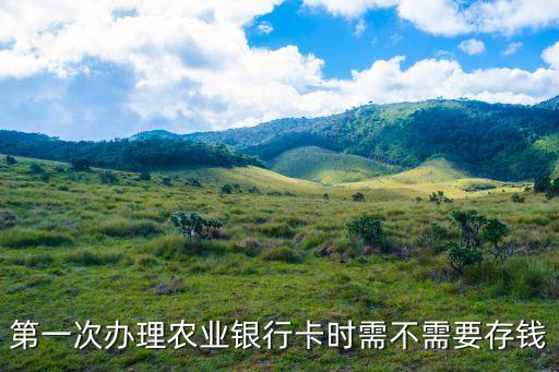 第一次辦理農(nóng)業(yè)銀行卡時(shí)需不需要存錢
