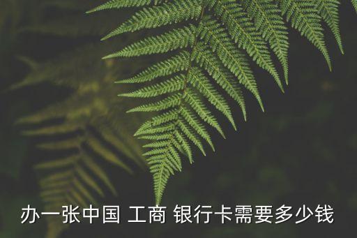 工商銀行辦新卡多少錢,辦工商銀行信用卡辦哪種卡好