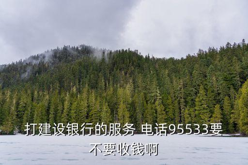 打建設(shè)銀行的服務(wù) 電話95533要不要收錢啊