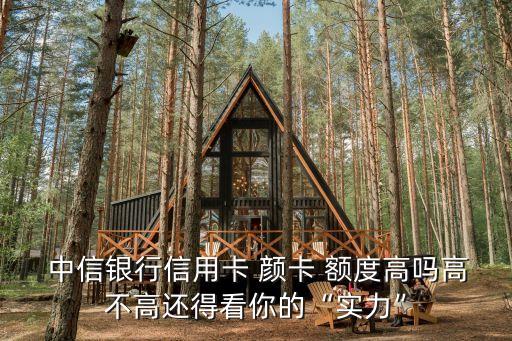 中信銀行顏卡金卡額度多少錢