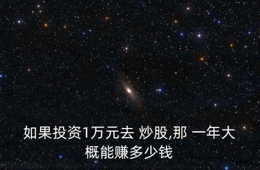 炒股高手一年賺多少倍,5000元炒股一年賺多少
