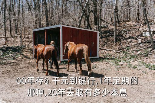 6千元一年的利息是多少,4千元一年利息