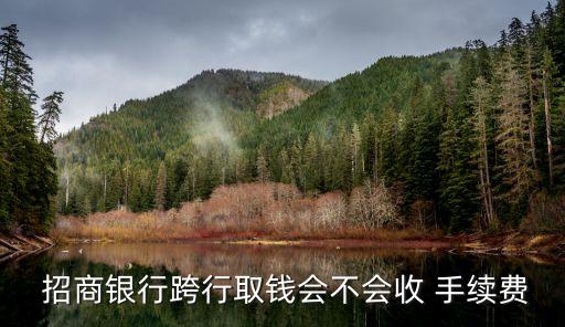 招商銀行跨行取錢(qián)會(huì)不會(huì)收 手續(xù)費(fèi)