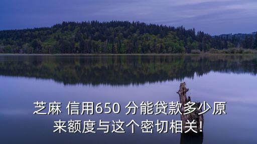 芝麻信用601分能借多少錢(qián)