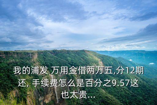 萬用金12手續(xù)費(fèi)是多少錢