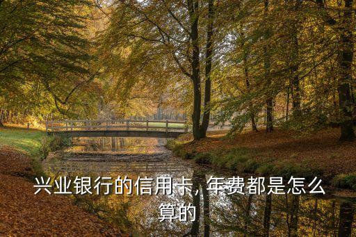  興業(yè)銀行的信用卡, 年費(fèi)都是怎么算的