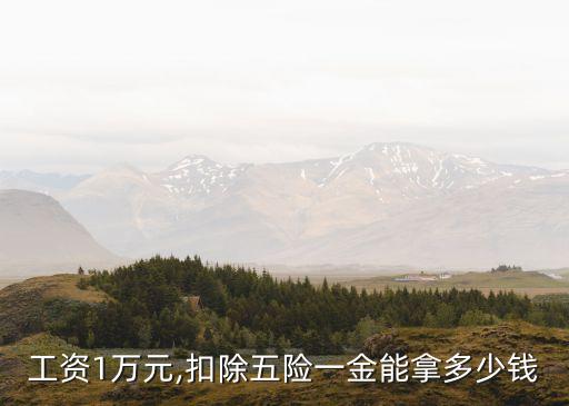 工資1萬元,扣除五險一金能拿多少錢