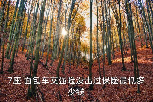 面包車一年交多少錢,養(yǎng)一輛面包車一年要多少錢
