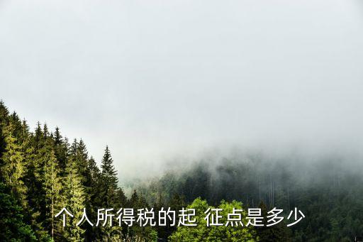 2014年個(gè)稅起征點(diǎn)是多少,2022年浙江省個(gè)稅起征點(diǎn)