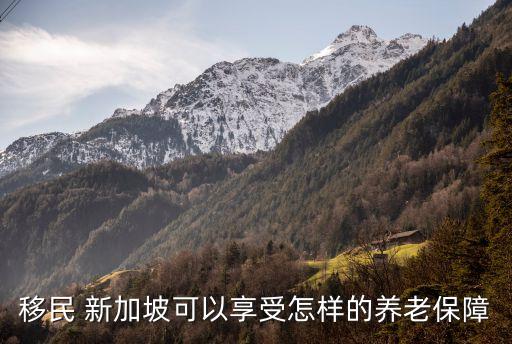 新加坡退休后養(yǎng)老金是多少,個(gè)人養(yǎng)老金退休后大概能領(lǐng)多少