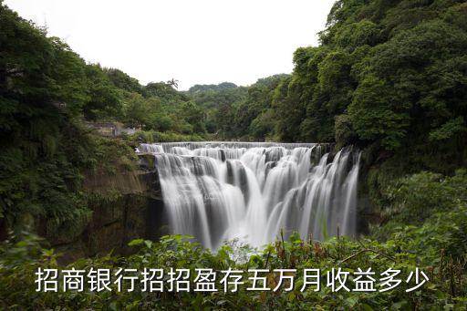 招商銀行招招盈存五萬月收益多少