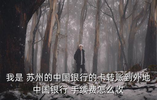我是 蘇州的中國(guó)銀行的卡轉(zhuǎn)賬到外地中國(guó)銀行 手續(xù)費(fèi)怎么收