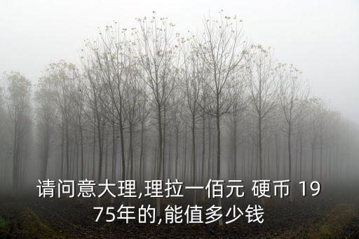 1975年硬幣值多少錢