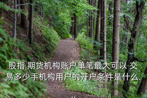 期貨最多交易多少手,期貨品種交易手?jǐn)?shù)一覽表