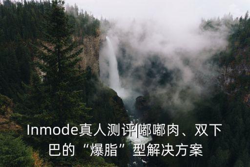 Inmode真人測評|嘟嘟肉、雙下巴的“爆脂”型解決方案