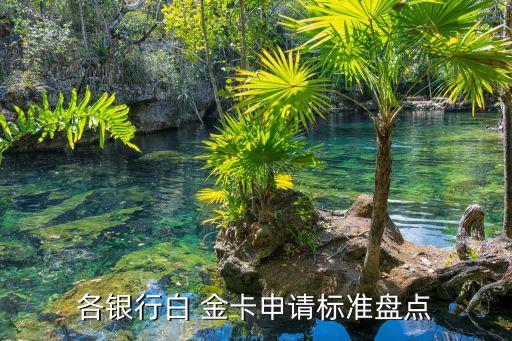 各銀行白 金卡申請(qǐng)標(biāo)準(zhǔn)盤(pán)點(diǎn)