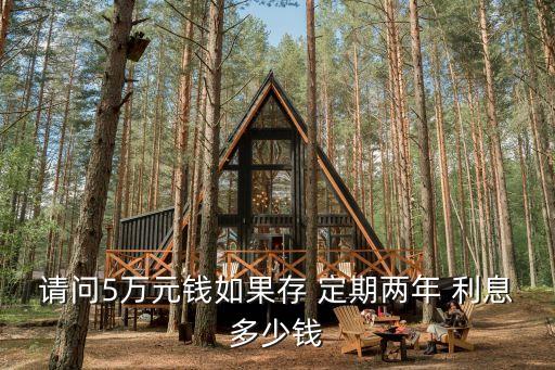 5萬存二年利息多少定期,郵政10萬存二年利息2022定期