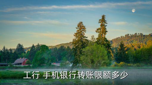 工行 手機(jī)銀行轉(zhuǎn)賬限額多少