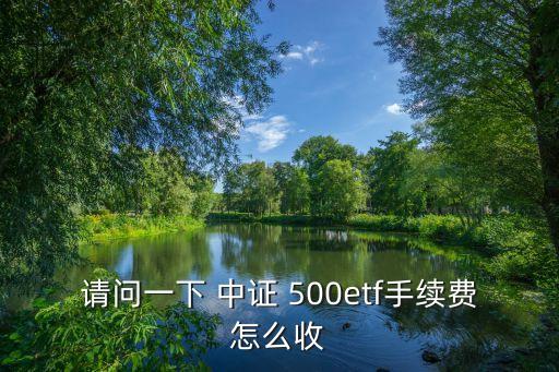 請問一下 中證 500etf手續(xù)費怎么收