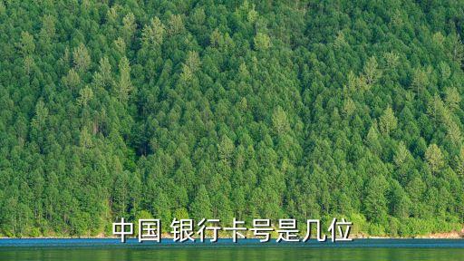 銀行卡的帳號是多少位數(shù),中國銀行卡帳號幾位數(shù)