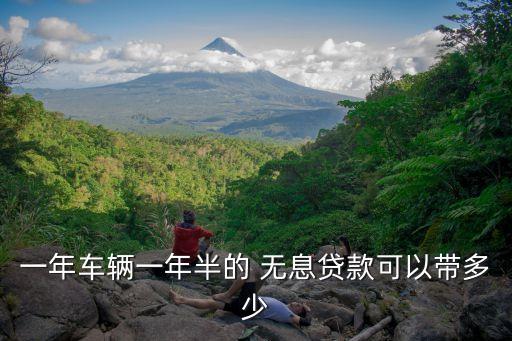 一年車輛一年半的 無息貸款可以帶多少
