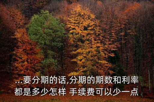 民生辦分期手續(xù)費多少錢,民生信用卡分期手續(xù)費是一次性扣除嗎