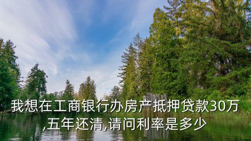 30萬(wàn)貸5年利息多少錢
