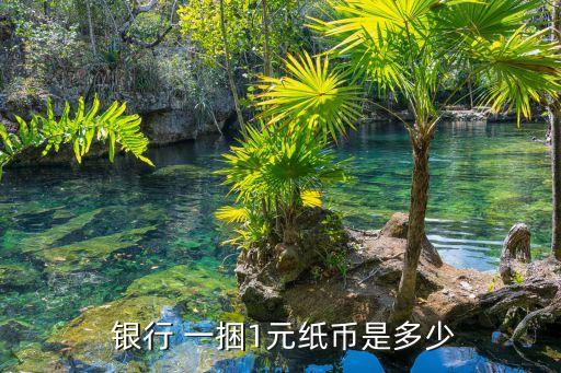  銀行 一捆1元紙幣是多少