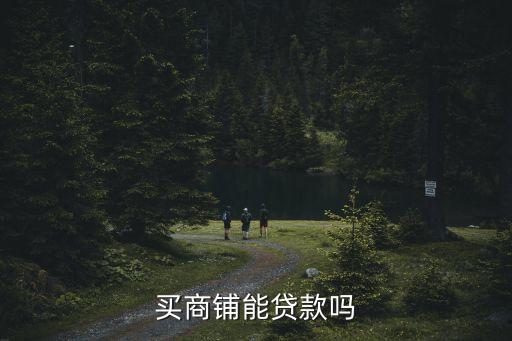 買商鋪能貸款嗎